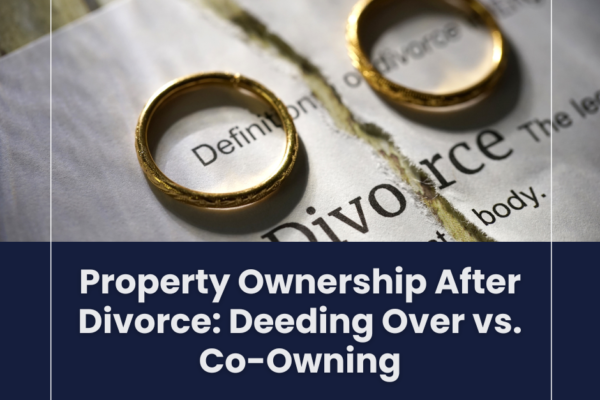 Alabama divorce property transfer documents showing quitclaim deed and division of that document for divorcing couples