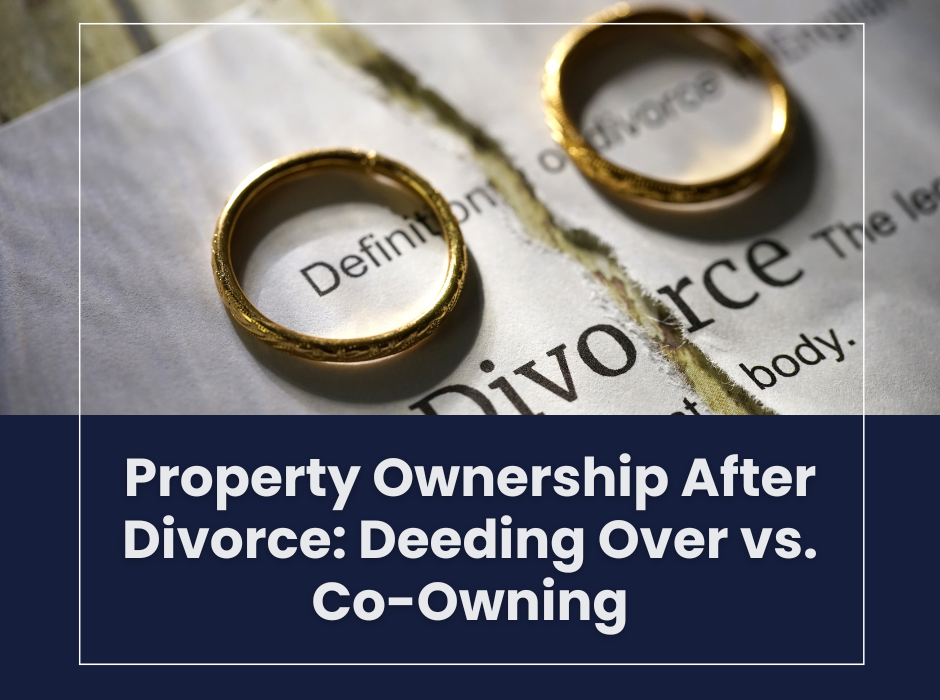Alabama divorce property transfer documents showing quitclaim deed and division of that document for divorcing couples